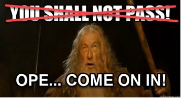 Alt Tag: Gandolf letting us in - Lord Of The Rings - Why have a content marketing plan? - BFO digital marketing