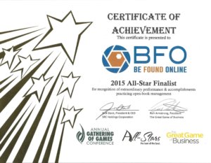 BFO is a 2015 All-Star Award Finalist for GGOB! 2