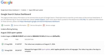 Google August 2026 Spam Update Explained: What You Need to Know