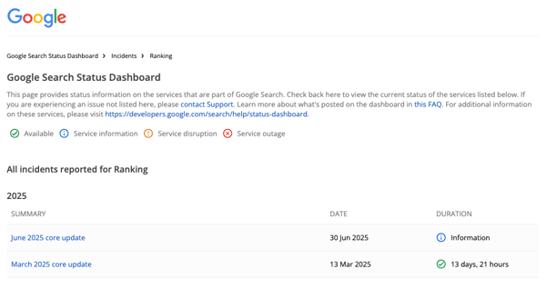 2025 google algorithm updates