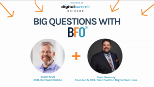Big Questions With BFO - Sean Sweeney (Digital Summit Chicago)