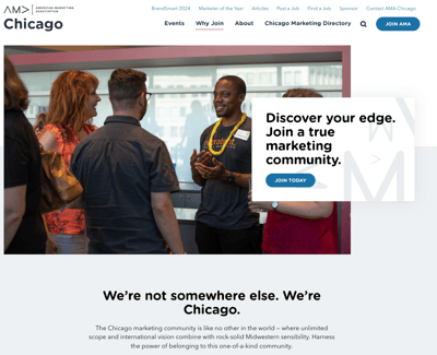 american marketing association of chicago be found online