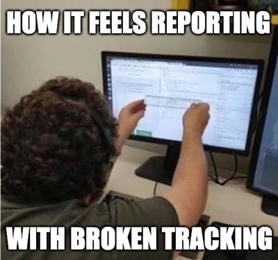 broken tracking
