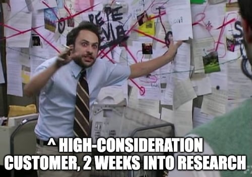 charlie high consideration meme