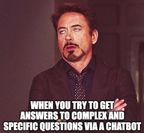 chat bot high-consideration meme