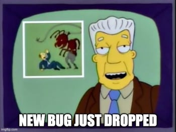 google organic ranking bug simpsons meme