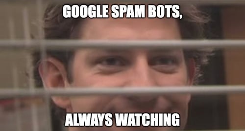 google spam bots