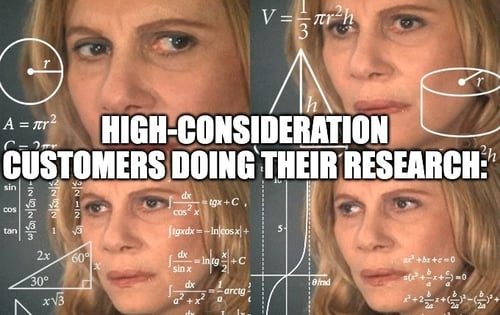 hig consideration research