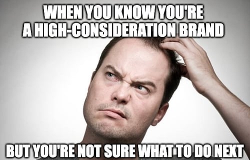 high consideration contact meme