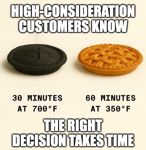 high consideration time