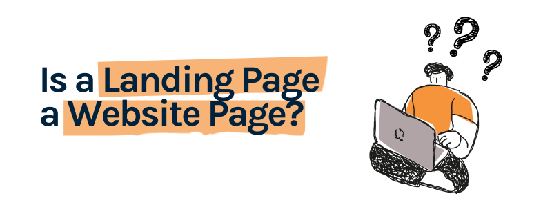 is landing page a website page image