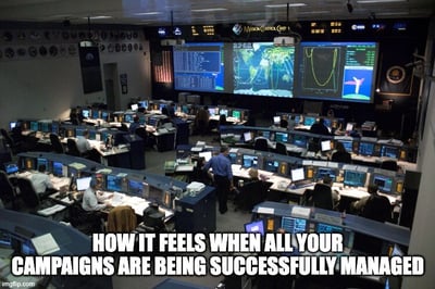 mission control meme for digital advertising management