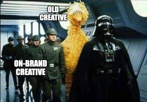 old creative is bad