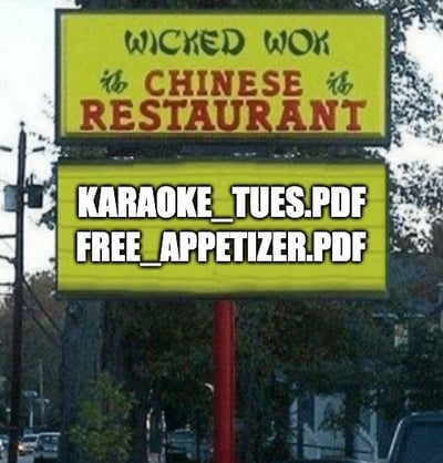 pdf menu meme