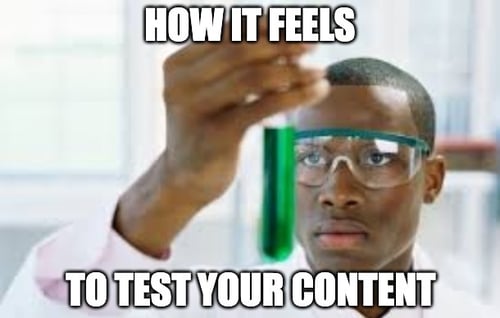 test your content meme