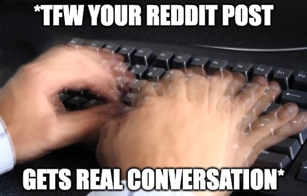 reddit engagement example