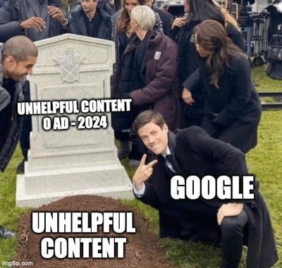 google buries unhelpful content