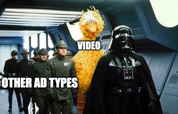 video ad big bird