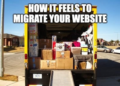 website migration meme