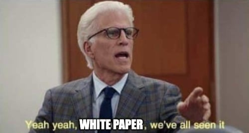 white paper meme
