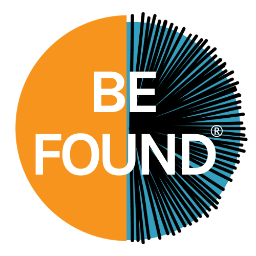 BE FOUND icon with registration