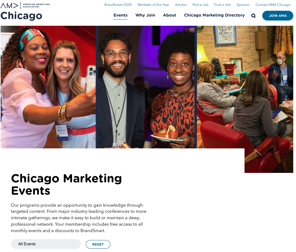 ama chicago marketing events page